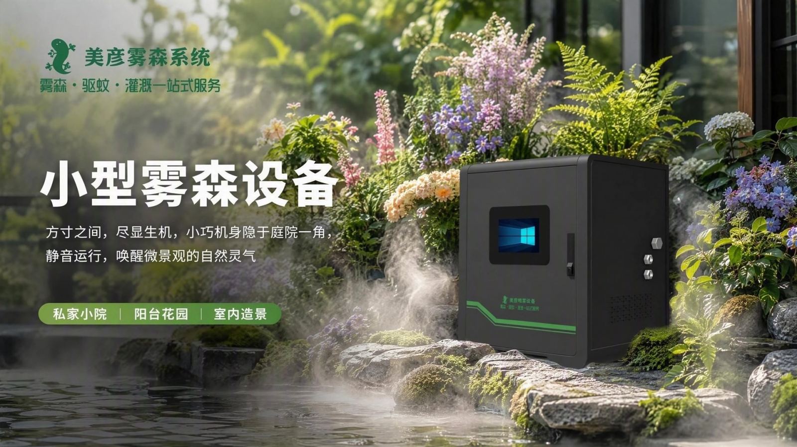 北海花园庭院驱蚊系统